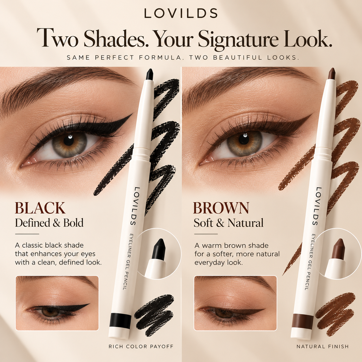 LOVILDS™ Precision Gel Eyeliner Duo