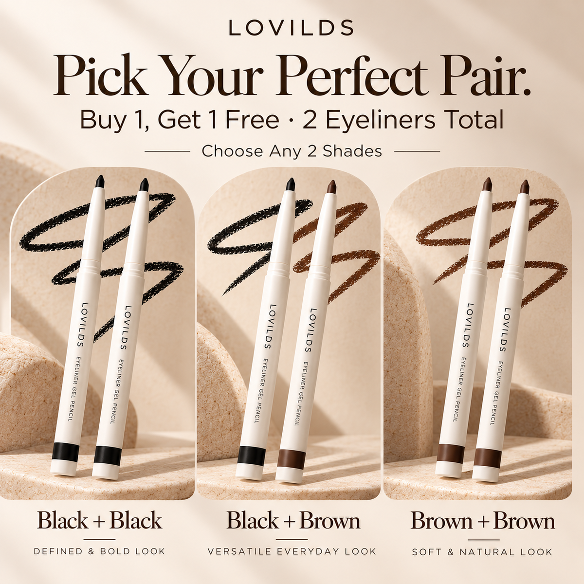 LOVILDS™ Precision Gel Eyeliner Duo
