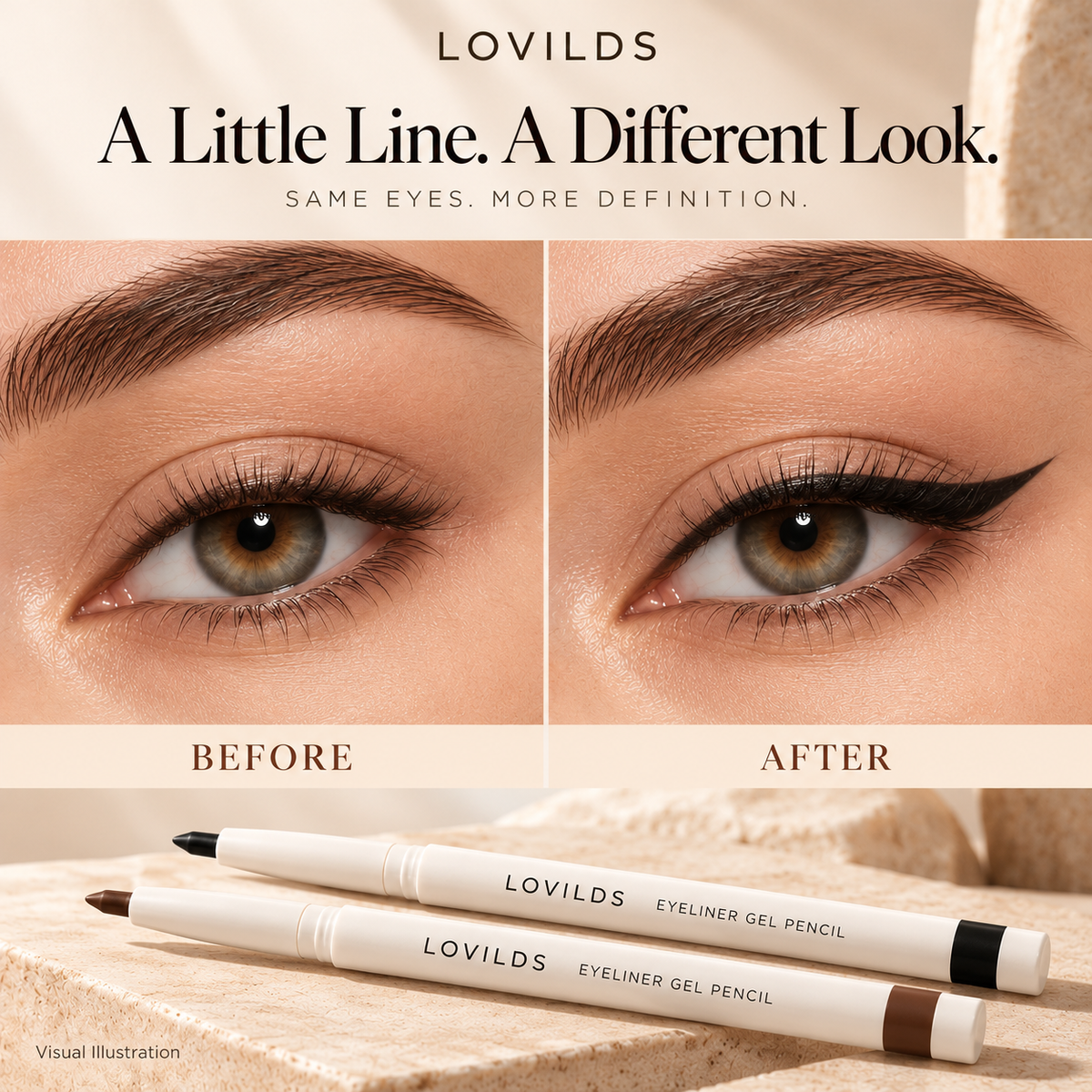 LOVILDS™ Precision Gel Eyeliner Duo