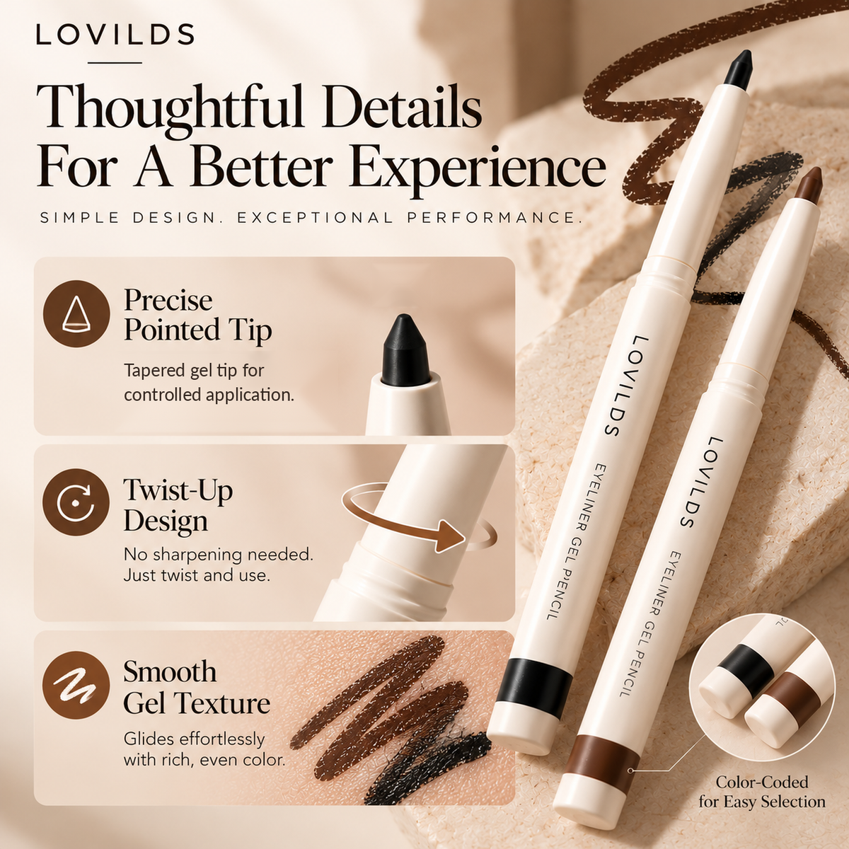 LOVILDS™ Precision Gel Eyeliner Duo