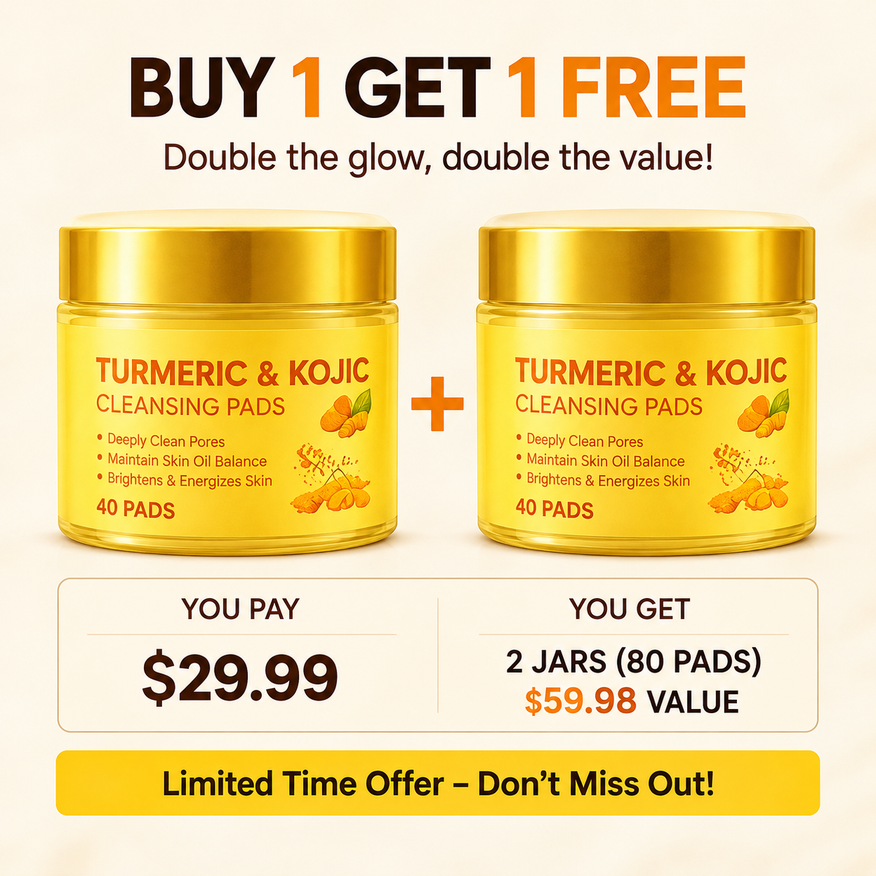 BUY 1 GET 1 FREE