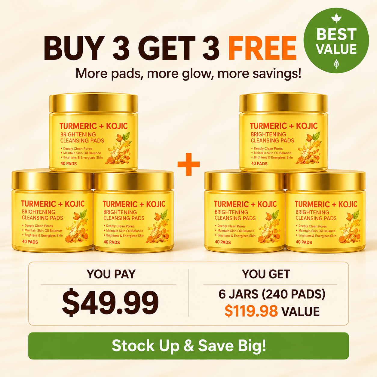 BUY 3 GET 3 FREE
