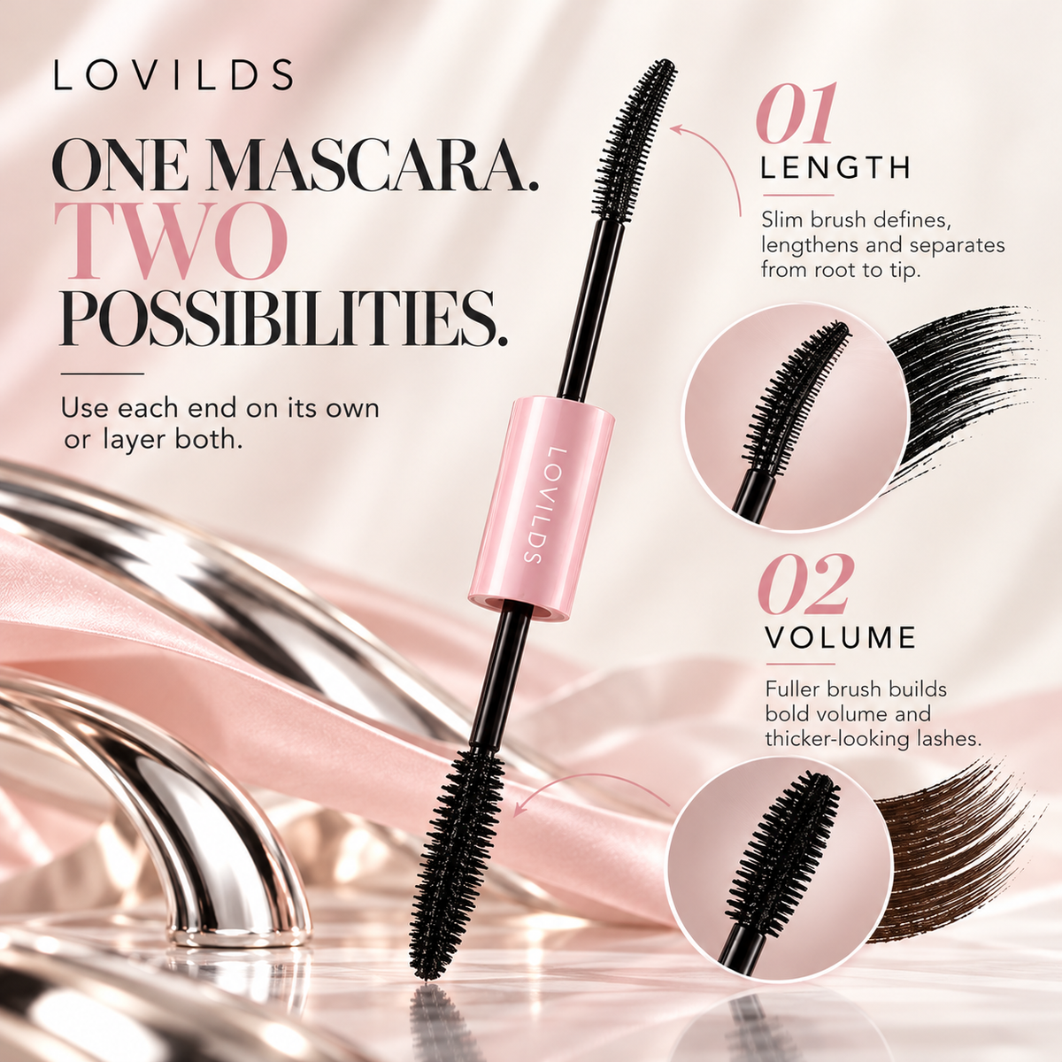 LOVILDS Length + Volume Mascara