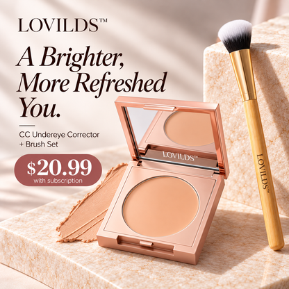 LOVILDS CC Undereye Corrector & Brush Set