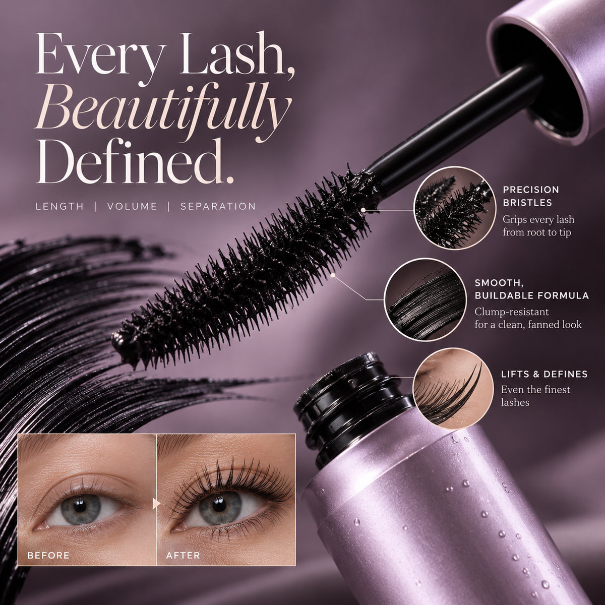 LOVILDS™ Precision Lash-Defining Mascara