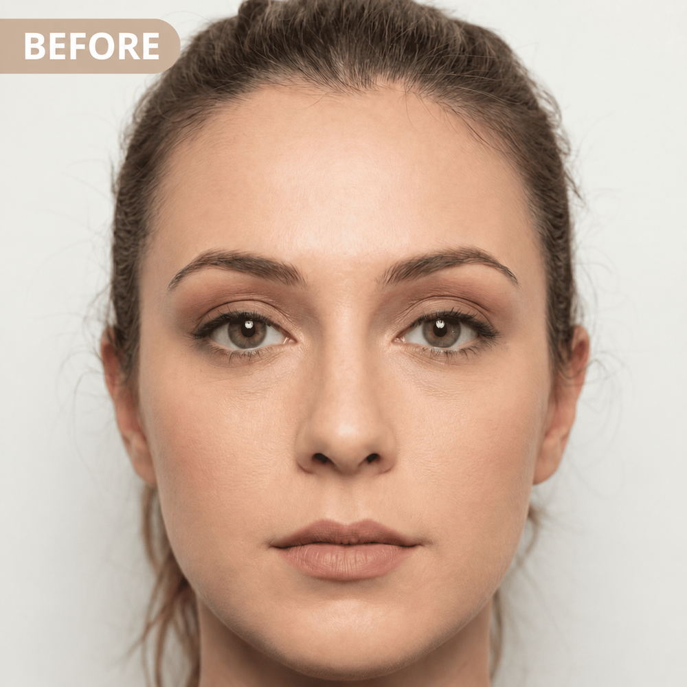 Before eyeliner application