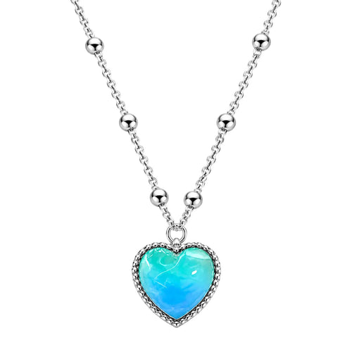 Color-Changing Mood Heart Necklace